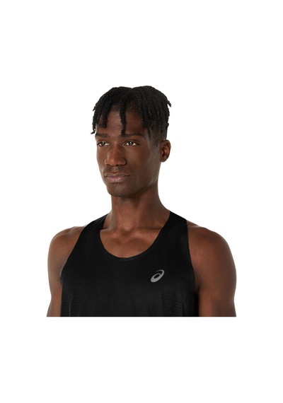 Asics Metarun Sınglet Erkek Siyah Beyaz Atlet 2011d287-001 Siyah - Beyaz