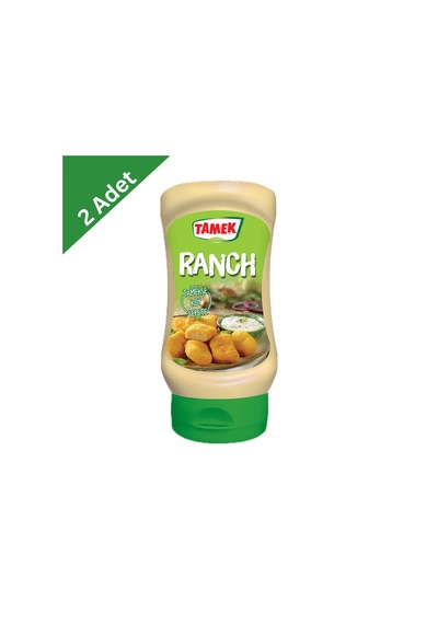 Tamek Ranch Sos 240 G X 2 Adet - Sarımsaklı Ve Yoğurt Aromalı Çıtır Sos