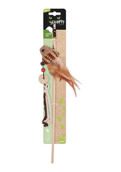 M-pets Charmy Catnip Ve Sardine Olta Kedi Oyuncağı Kahverengi 17x6x3 Cm 244-50049.01