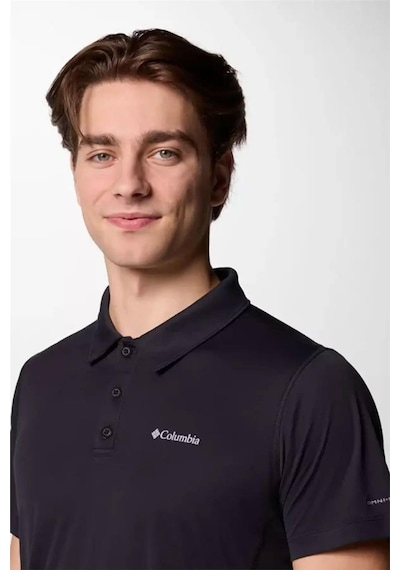 Columbia Erkek Zero Rules Light Polo Kısa Kollu T-shirt - Siyah-6547 Siyah