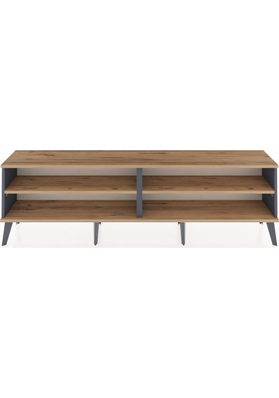 Arges Tv Ünitesi 2 Raflı 176x30x51 Antrasit-çam/çam Atlas Çam/atlas Çam Arges Tv Ünitesi 2 Raflı 176x30x51 Antrasit-çam/çam Atlas Çam/atlas Çam