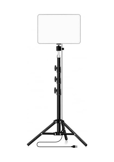 Smayling Led Video Işık Seti - Ayarlanabilir Tripod, Usb Kontrollü Sıcak/soğuk Işık, 3 Mod & 10 Parlaklık Seviy