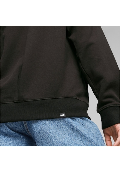 Puma Her Terry Fermuarlı Kadın Kapüşonlu Sweatshirt 676003 01 Siyah