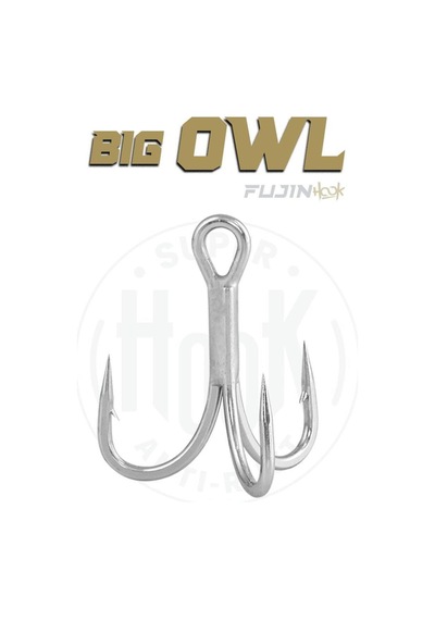 Big Owl Süper Anti-rust Üçlü Kanca