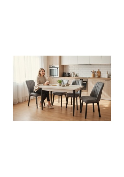 Tool Aksesuar T-6022 4 Kişik Yemek Masası Ve Sandalye Takımı Kare Gold Açık Gri Mutfak Salon Restorant Cafe Otel Kullanımına Uygundur. Tool Aksesuar T-6022 4 Kişik Yemek Masası Ve Sandalye Takımı Kare Gold Açık Gri Mutfak Salon Restorant Cafe Otel Kullanımına Uygundur.