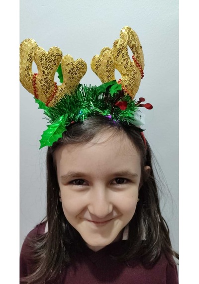 Yılbaşına Özel Işıklı Taç Hediye Yılbaşı Süs 1 Adet Renk Karışık Gelir Boyutu:23cm