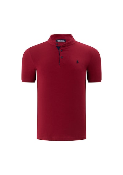 İkili Set T8560 Dewberry Erkek T-shırt-bordo-lacivert
