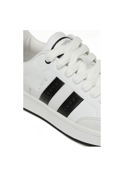 Kinetix College Pu 5pr Beyaz Erkek Sneaker 000000000102016688 Beyaz-sıyah
