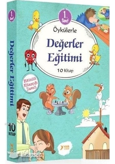 1.Sınıf Öykülerle Değerler Eğitimi Seti 10 Kitap - Yuva Yayınla