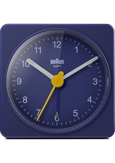 Braun Bc02bl Mavi Klasik Seyahat Analaog Alarmlı Masa Saati Brn.bc02bl