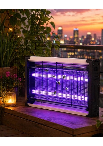 Ev Balkon Mutfak İçin Elektrikli Sinek S.ar Uv Işıklı Sessiz Lamba