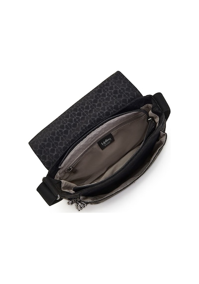 Kipling Kıplıng Loreen M Orta Boy Omuz Çantası Siyah Sıgnature Emb Siyah