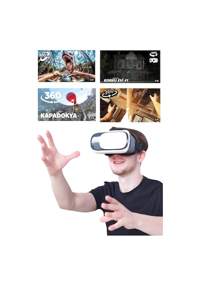 Vr Sanal Gerçeklik Gözlüğü Eğlenceli Içerik 3d Sanal Gerçeklik Gözlüğü