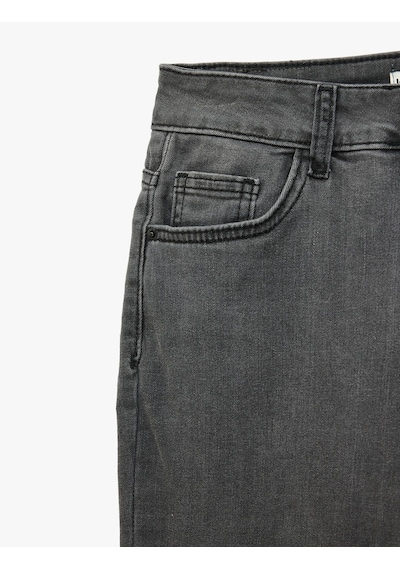 Koton Pamuklu Normal Bel Dar Paça Cepli Skinny Push Up Denim Pantolon - Skinny Push Up Fit Jean Gri 7wal40110md Koton Pamuklu Normal Bel Dar Paça Cepli Skinny Push Up Denim Pantolon - Skinny Push Up Fit Jean Gri 7wal40110md