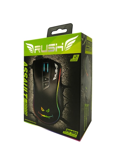 Rush Assault RM85 10000DPI 7D RGB Makro Oyuncu Gaming Mouse