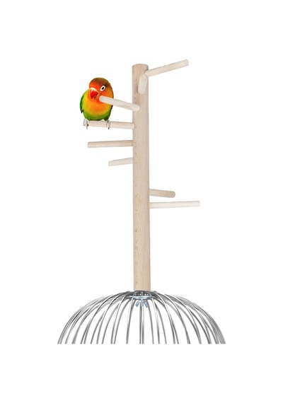 X-perk Kuş Merdiveni Ve Parkuru - Ağaç Sopalı Tüneği Döner Tünek, 30 Cm Boy
