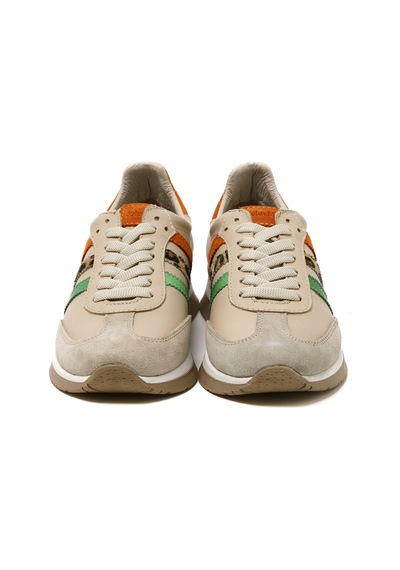 Sneaker Günlük Kadın Mar-25y-192-910 John May Tropic Tropic Bej - Turuncu