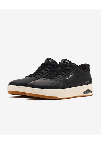 Skechers Uno Ctl Layıng Low Erkek Siyah Sneakers 183156 Blk Siyah