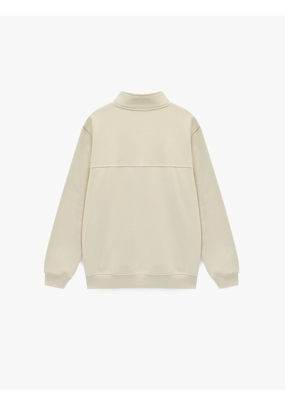 Koton Regular Fit Dikiş Detaylı Uzun Kollu Yarım Fermuarlı Sweatshirt Ekru 6sam70045mk Ekru Koton Regular Fit Dikiş Detaylı Uzun Kollu Yarım Fermuarlı Sweatshirt Ekru 6sam70045mk Ekru