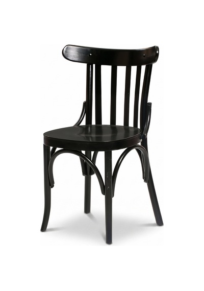 Clara Retro Thonet Kolçaklı Ahşap Sandalye Siyah