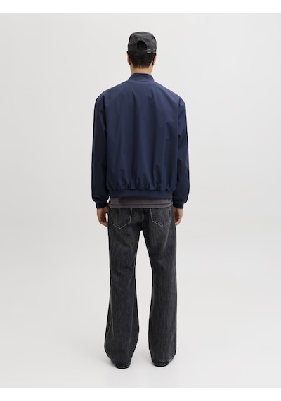 Jack & Jones Erkek Beyzbol Yaka Bomber Ceket - Charge - 12268608 Navy Blazer