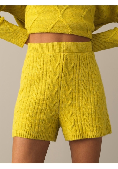Xint Sarı Regular Fit Triko Şort 850855