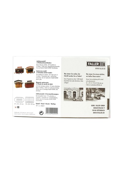1/87 Noel Alışveriş Stand Maketi, Faller 190092