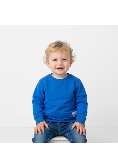 Seabubbles Basic Erkek Çocuk Sweatshirt St09634 Mavi