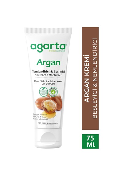 Agarta Doğal Argan Yağlı Besleyici Cilt Kremi 75 ML