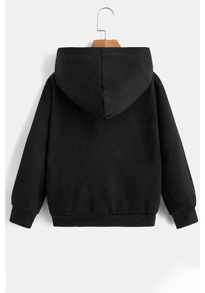 Uyguntarz Çocuk Nasabear Baskılı Sweatshirt Siyah
