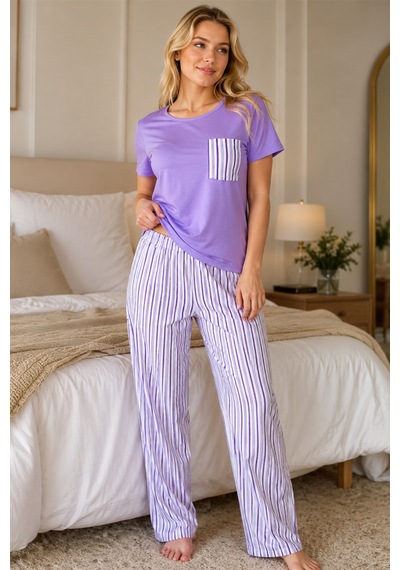 Norcia Sports Lila Çizgili Cepli Kısa Kollu Pijama Takımı 4651-lila Çok Renkli - 929322887 Çok Renkli - 929322887 Çok Renkli Norcia Sports Lila Çizgili Cepli Kısa Kollu Pijama Takımı 4651-lila Çok Renkli - 929322887 Çok Renkli - 929322887 Çok Renkli