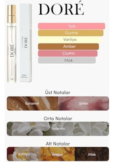 Fragrance Illusione Doré Edp Kadın Parfüm 10ml Seyahat Boy Diğer