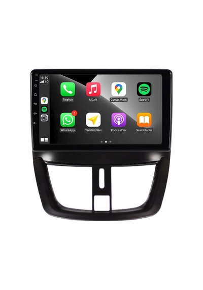 Peugeot 207 Araç Multimedya Android Ekran Carplay Navigasyon Double Teyp 4+64 9" 06-12 Black Cadence Peugeot 207 Araç Multimedya Android Ekran Carplay Navigasyon Double Teyp 4+64 9" 06-12 Black Cadence