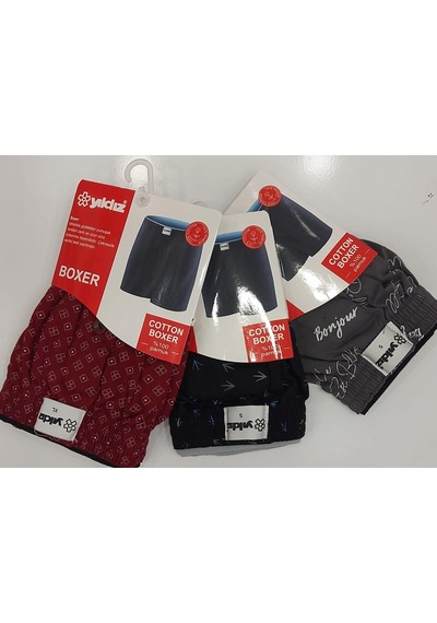 Yıldız 43 Erkek Havlu Bel Desenli Boxer 3 Adet 001