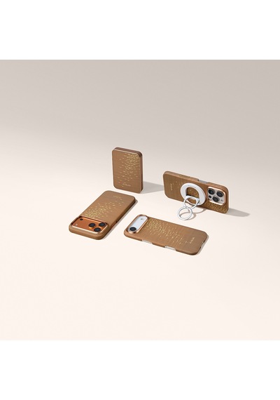 Pitaka Aramid Fiber Glints Of Gold Serisi Magez Grip 3 Magnetik Ring Stand Telefon Tutucu Gold