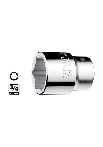 Ceta Form C32-H46 46 Mm 34” 6 Köşe Lokma Anahtar