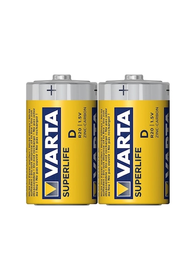 Aaa Pil Varta Superlife Çinko Büyük D Boy Pil 24'lü Paket