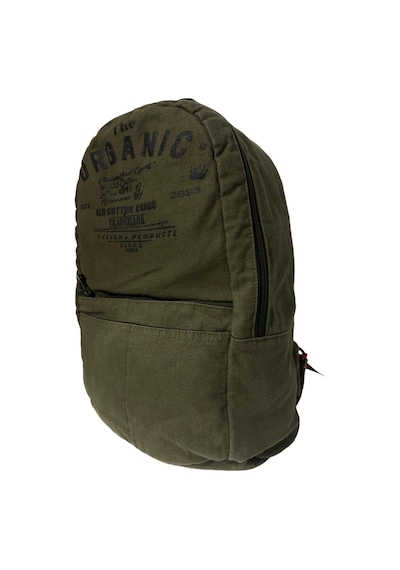 Old Cotton Cargo Kaliteli Tek Bölmeli Vintage Disayn Sırt Gezi Çantası Zermatt Bag 5122 Koyu Yeşil
