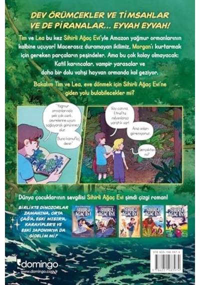 Sihirli Ağaç Evi - Çizgi Roman 6 - Amazon Macerası