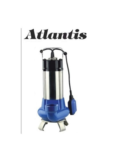 Atlantis Fos 11-1.1m 1.5 Hp 220v Açık Fanlı Pis Su Dalgıç  Pompa