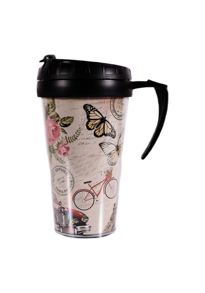Herevin 161449-805 Kulplu Coffee Mug 500 Ml Çok Renkli