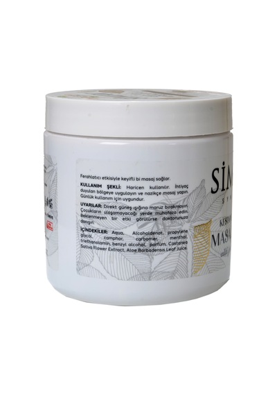 Simav Synaus Kestane Özlü ve Termal Sulu Masaj Jeli 500 ML