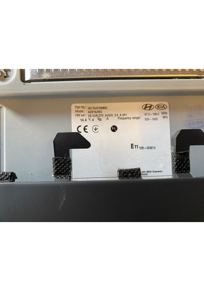 Hmc 96170j9700nvc Radio Cd Çalar Hyundai Kona 2019 Sonrası