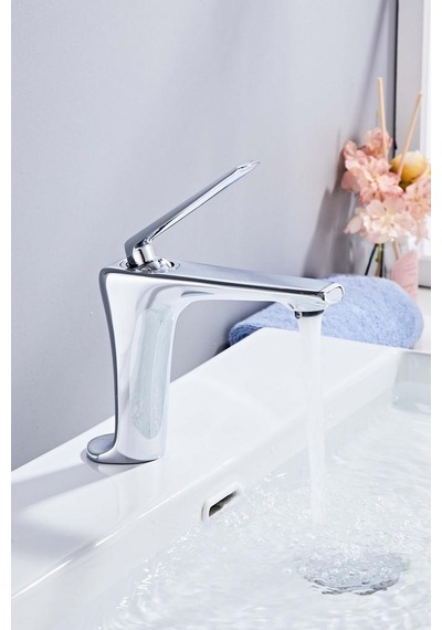 Sano Kısa Lavabo Bataryası Parlak Krom