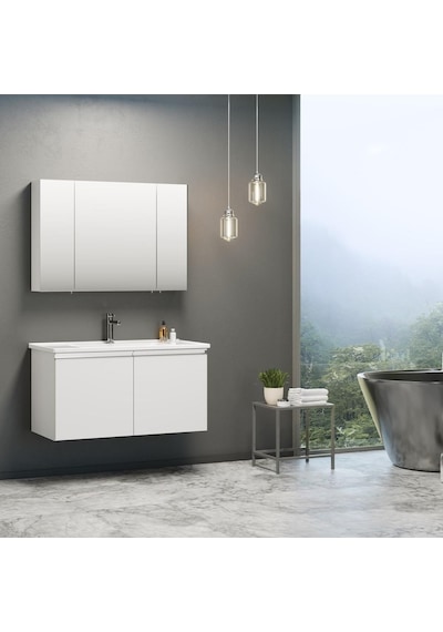 Orka Terme 100 Cm Mdf Kaşmir Banyo Dolabı Takımı Çok Renkli Orka Terme 100 Cm Mdf Kaşmir Banyo Dolabı Takımı Çok Renkli
