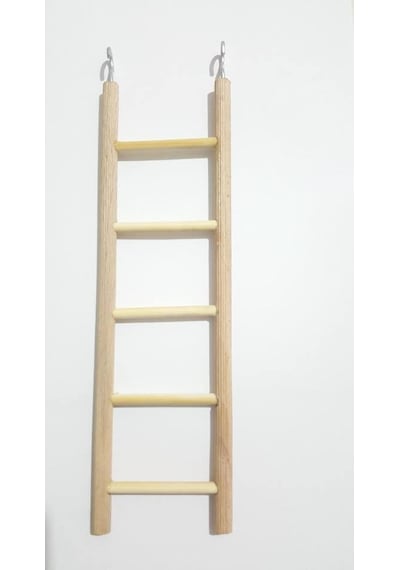 Ahşap Kuş Merdiveni 21x6 Cm 5 Basamak