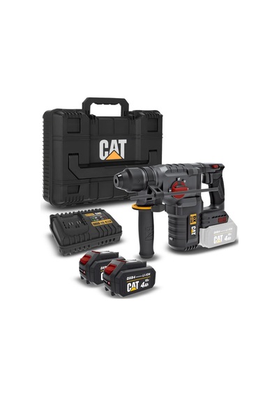 Cat Dx2150 18volt/4.0ah 2.8j Li-ion Çift Akülü Kömürsüz Profesyonel Sds-plus Kırıcı/delici