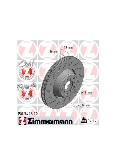 Zimmermann 150.3473.70 Fren Disk 34112282805