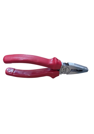 Boss 180 Mm Gümüş 85626 Oksit Pense Kırmızı İzole 6 Adet
