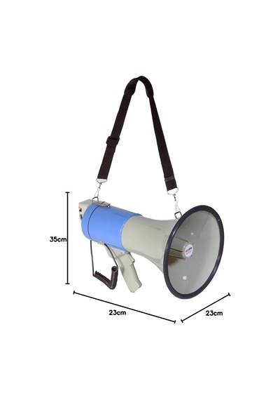 Lastvoice Mgf-220usb-bt Şarjlı Bluetooth Usb El Megafonu 220 Watt Usb Siren Mike Askı